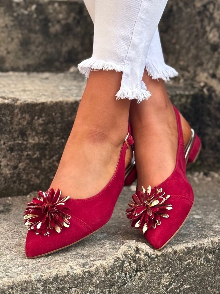 Eleganckie sandały ALMA FUSCHIA skóra naturalna - obrazek 7
