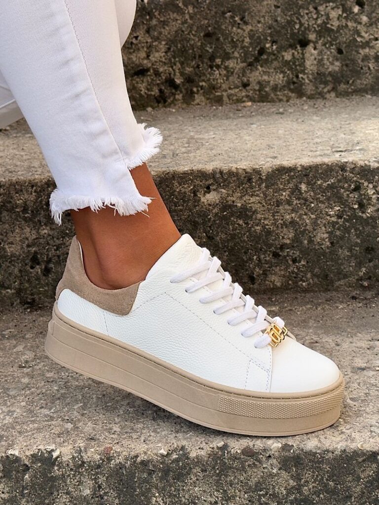 Lekkie trampki KAZADII MAYBELLA WHITE skóra naturalna - obrazek 6