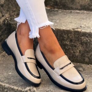 Wygodne mokasyny MAYA PURE BEIGE