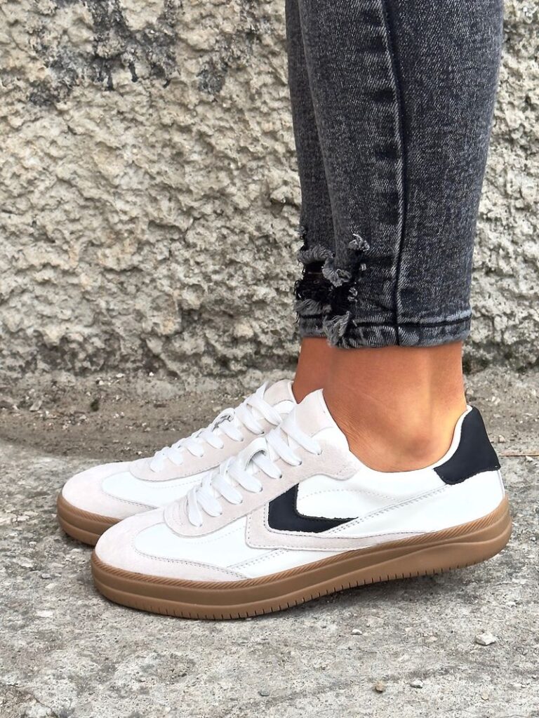 Lekkie trampki AERIS WHITE MULTI skóra naturalna - obrazek 7