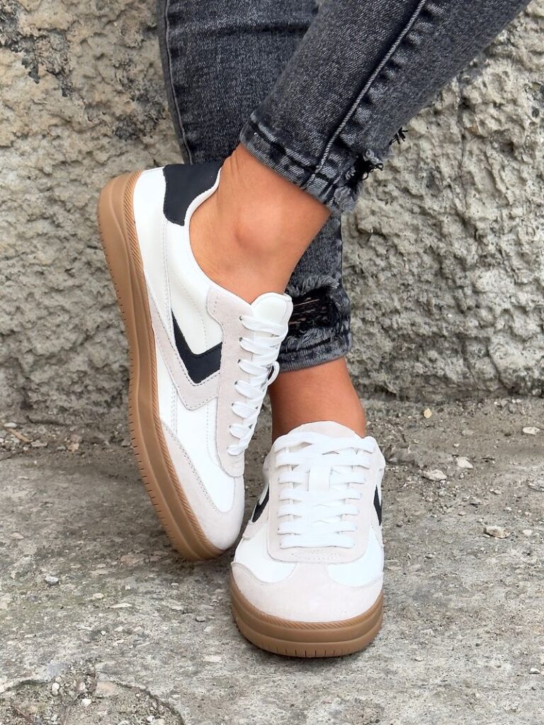 Lekkie trampki AERIS WHITE MULTI skóra naturalna - obrazek 4