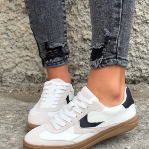 Lekkie trampki AERIS WHITE MULTI skóra naturalna