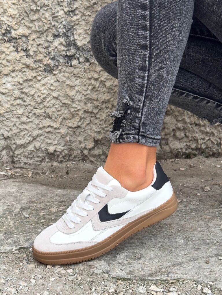 Lekkie trampki AERIS WHITE MULTI skóra naturalna - obrazek 6