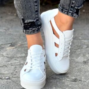 MEGA LEKKIE trampki KAZADII DESERT AIR WHITE skóra naturalna
