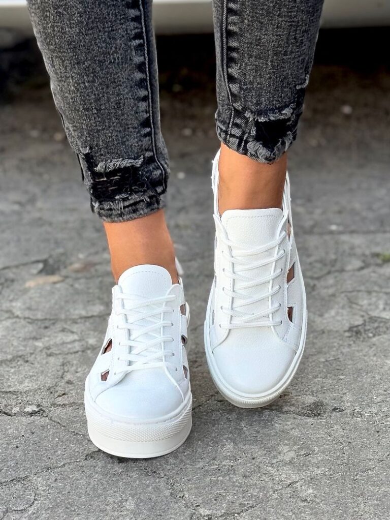 MEGA LEKKIE trampki KAZADII DESERT AIR WHITE skóra naturalna - obrazek 7