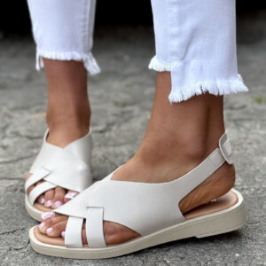 Minimalistyczne sandałki SINTRA BEIGE