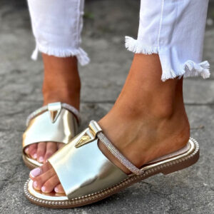 Modne klapki TROPICAL EASE GOLD