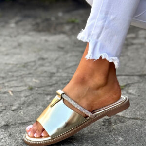 Modne klapki TROPICAL EASE GOLD