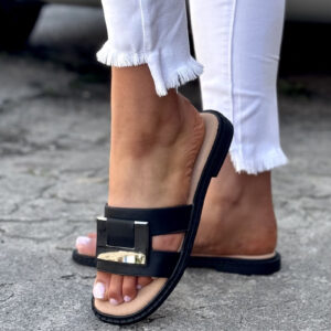 SUPER wygodne klapki ESTELIANA BLACK
