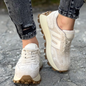 Sportowe buty GENESIS BEIGE skóra naturalna