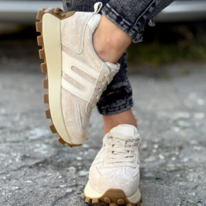 Sportowe buty GENESIS BEIGE skóra naturalna