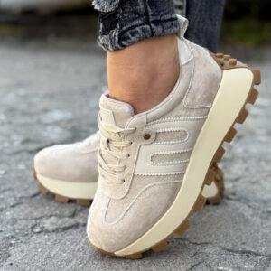Sportowe buty GENESIS BEIGE skóra naturalna
