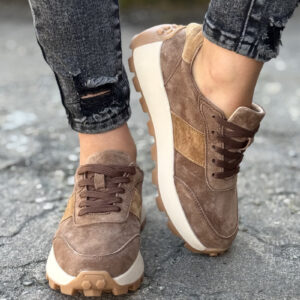 Sportowe buty RAMIRA CAMEL skóra naturalna
