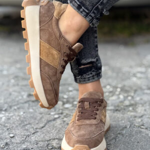 Sportowe buty RAMIRA CAMEL skóra naturalna