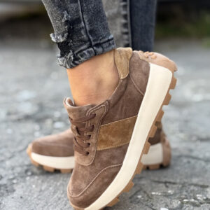 Sportowe buty RAMIRA CAMEL skóra naturalna