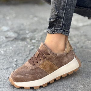 Sportowe buty RAMIRA CAMEL skóra naturalna