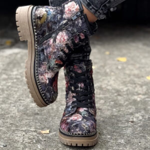 Ocieplane traperki FLORAL TREK BLACK