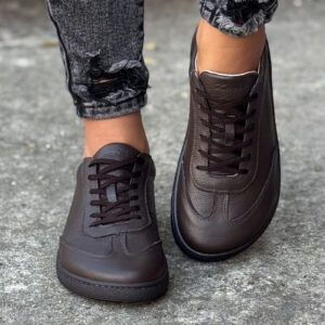 Trampki BAREFOOT KAZADII URBAN CHOCO GRAIN SKÓRA NATURALNA