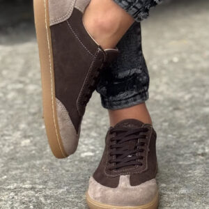 Trampki BAREFOOT KAZADII URBAN CHOCO SKÓRA NATURALNA