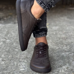 Trampki BAREFOOT KAZADII URBAN CHOCO GRAIN SKÓRA NATURALNA