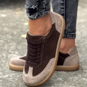 Trampki BAREFOOT KAZADII URBAN CHOCO SKÓRA NATURALNA