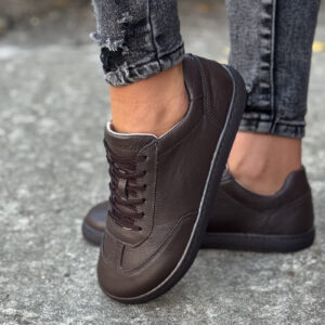 Trampki BAREFOOT KAZADII URBAN CHOCO GRAIN SKÓRA NATURALNA