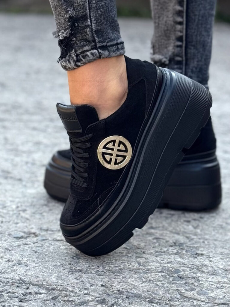 Trampki KAZADII ALICANTE BLACK skóra naturalna - obrazek 3