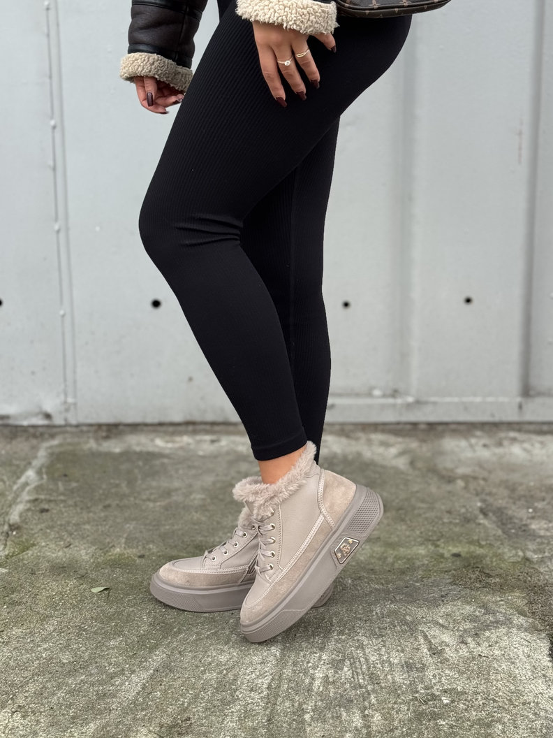 Lekkie botki NORD TAUPE skóra naturalna - obrazek 9