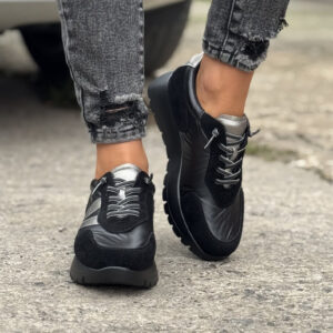 Lekkie sneakersy VENEZZA BLACK