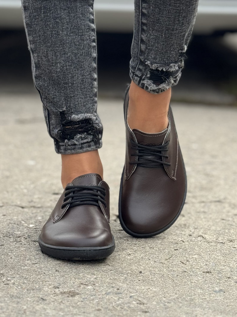 SPORTOWE BUTY KAZADII BAREFOOT LITE CHOCO skóra naturalna - obrazek 3