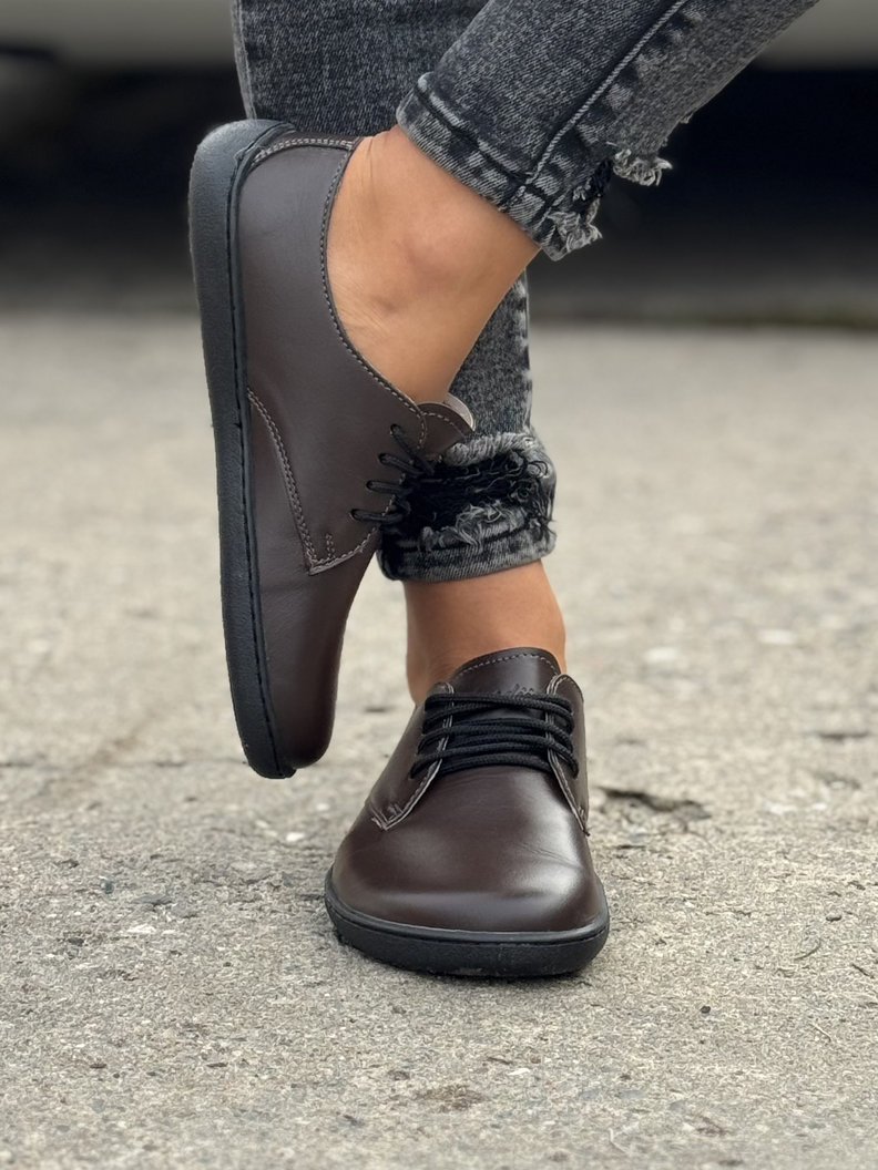 SPORTOWE BUTY KAZADII BAREFOOT LITE CHOCO skóra naturalna - obrazek 6