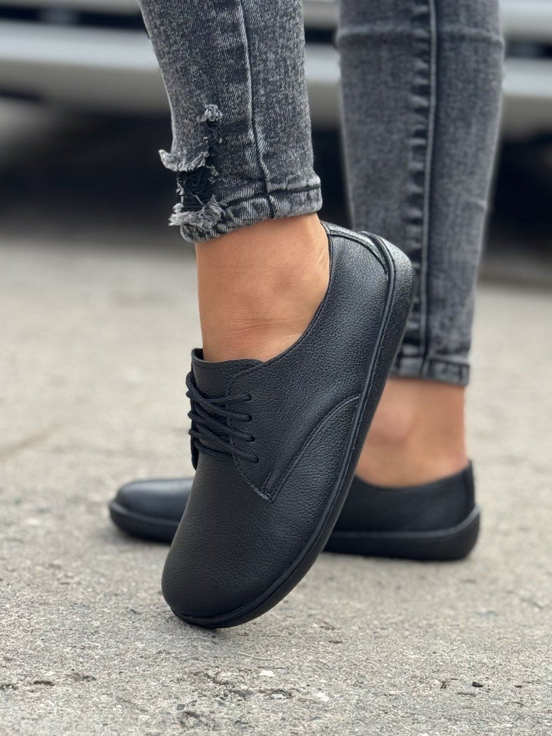 SPORTOWE BUTY KAZADII BAREFOOT LITE BLACK skóra naturalna - obrazek 5