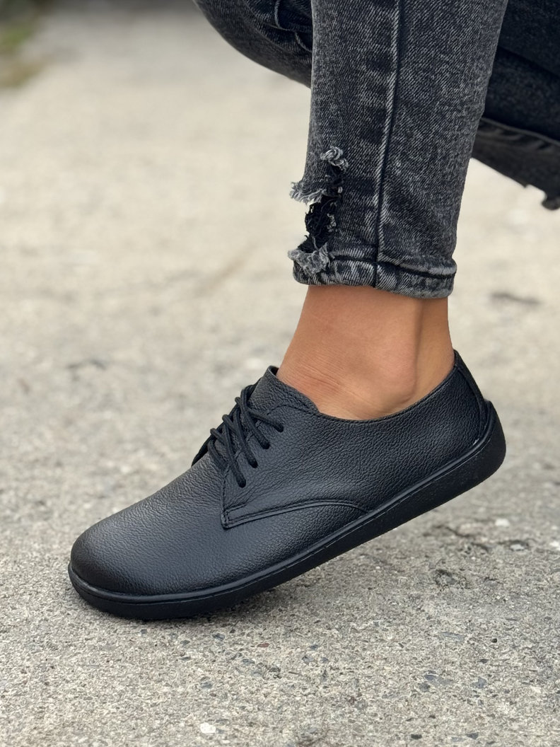 SPORTOWE BUTY KAZADII BAREFOOT LITE BLACK skóra naturalna - obrazek 7
