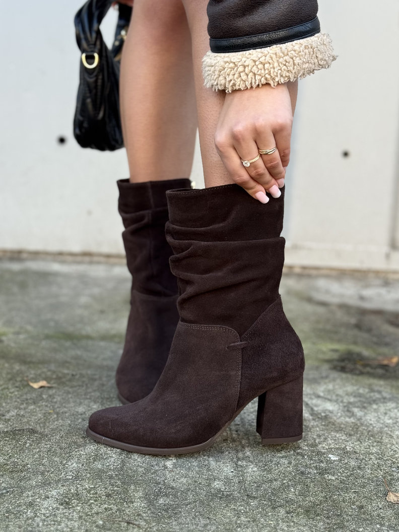 Botki KAZADII RIHANA CHOCO skóra naturalna - obrazek 9