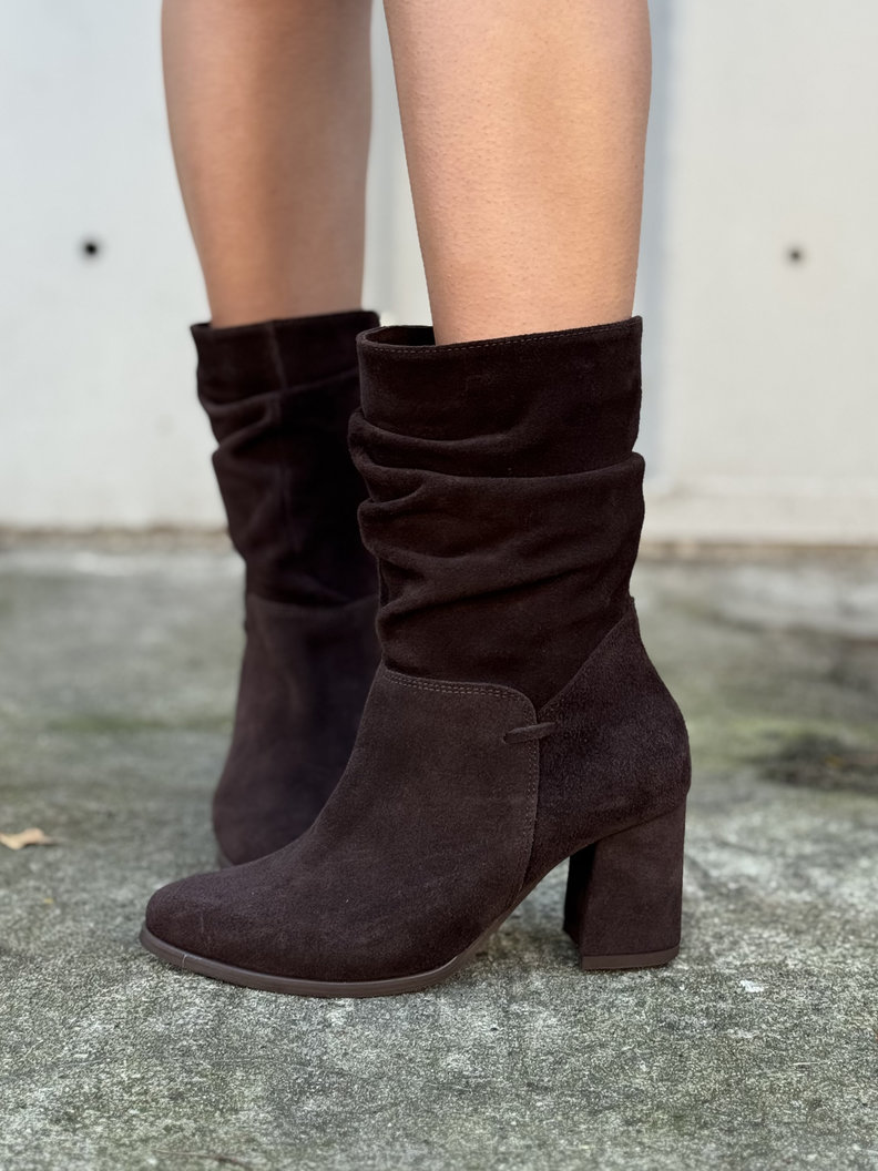 Botki KAZADII RIHANA CHOCO skóra naturalna - obrazek 3