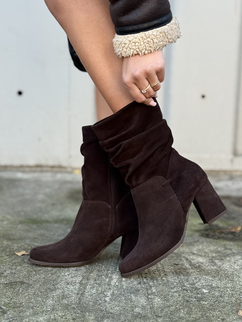 Botki KAZADII RIHANA CHOCO skóra naturalna - obrazek 5