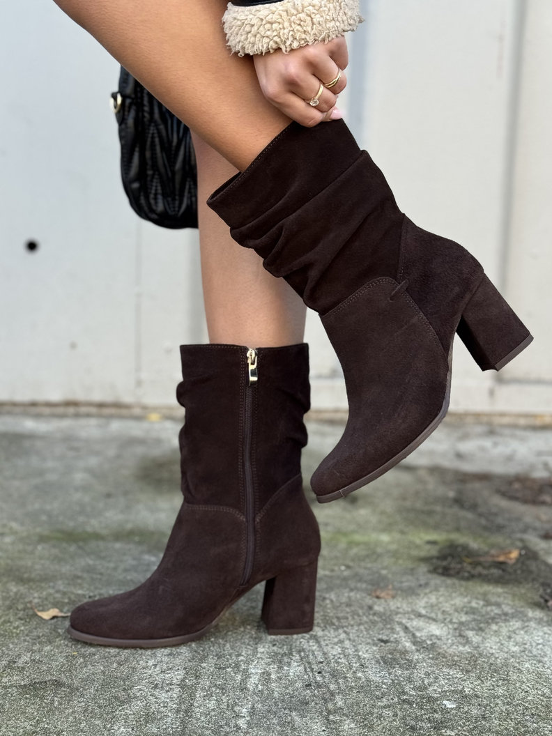 Botki KAZADII RIHANA CHOCO skóra naturalna - obrazek 6