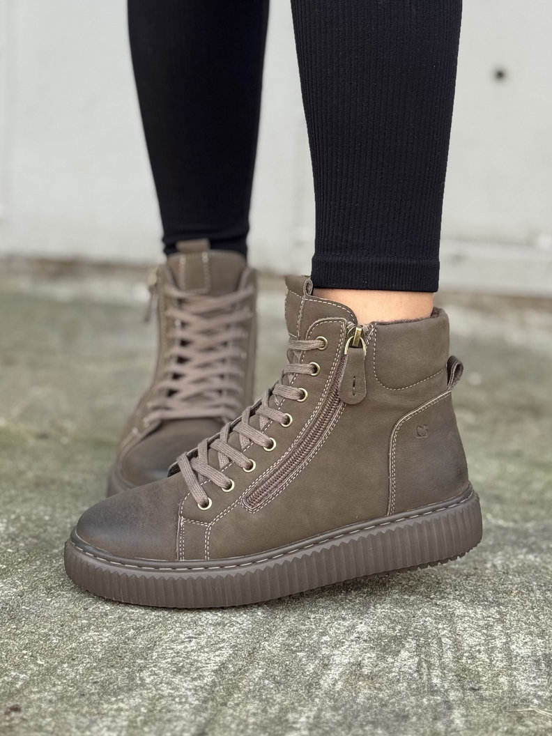 Lekkie botki NAIROBI BROWN skóra naturalna