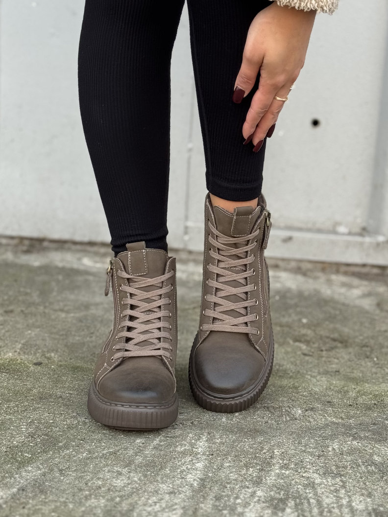 Lekkie botki NAIROBI BROWN skóra naturalna - obrazek 4