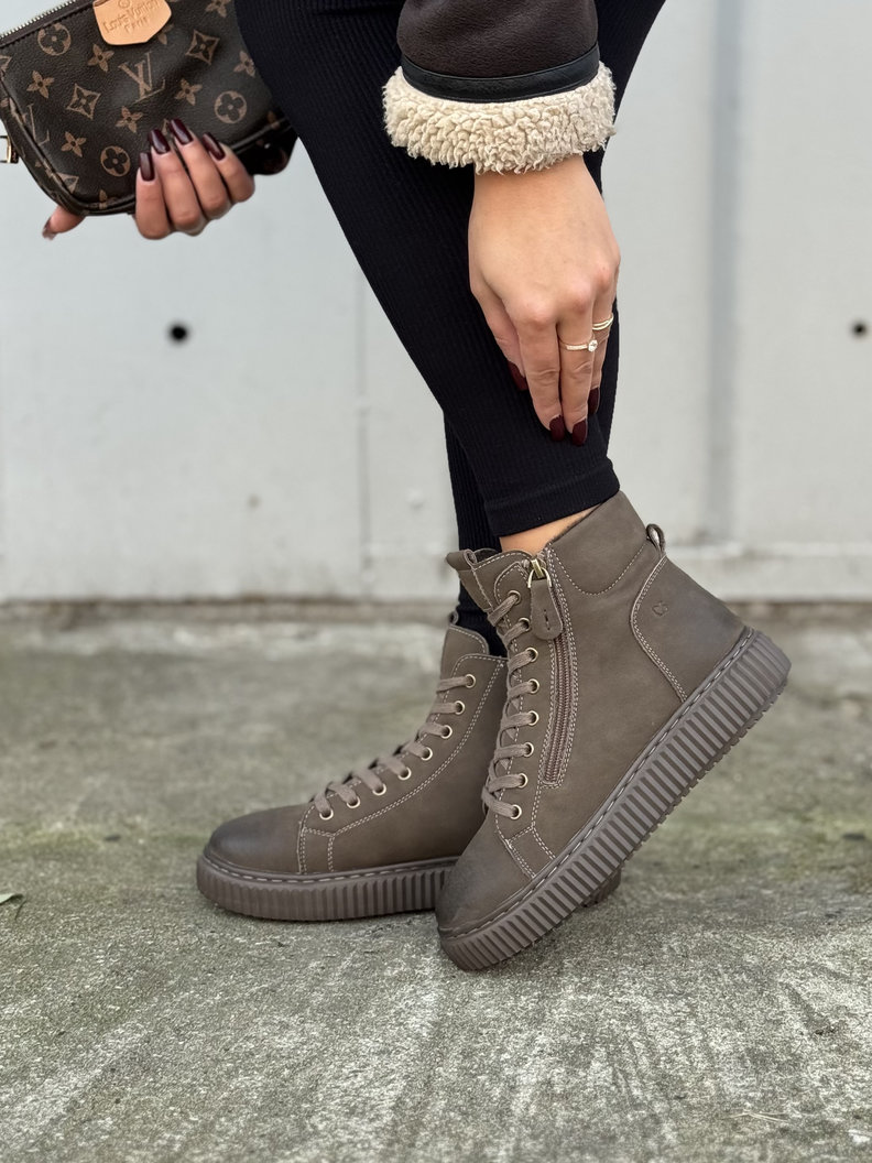 Lekkie botki NAIROBI BROWN skóra naturalna - obrazek 5