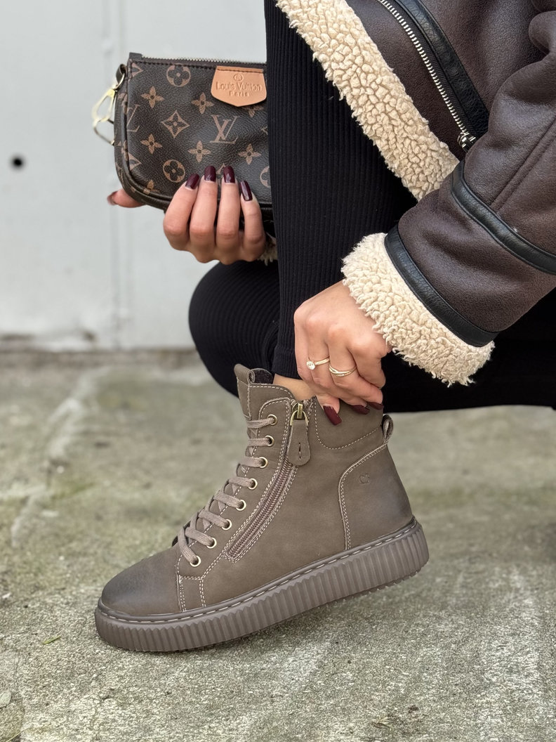 Lekkie botki NAIROBI BROWN skóra naturalna - obrazek 3