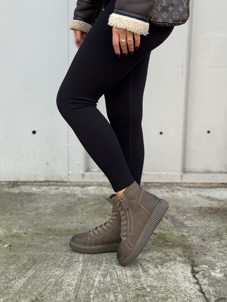 Lekkie botki NAIROBI BROWN skóra naturalna - obrazek 8