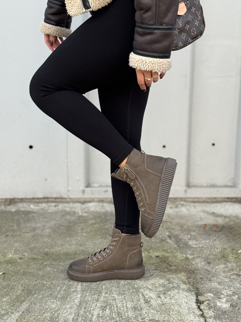 Lekkie botki NAIROBI BROWN skóra naturalna - obrazek 9