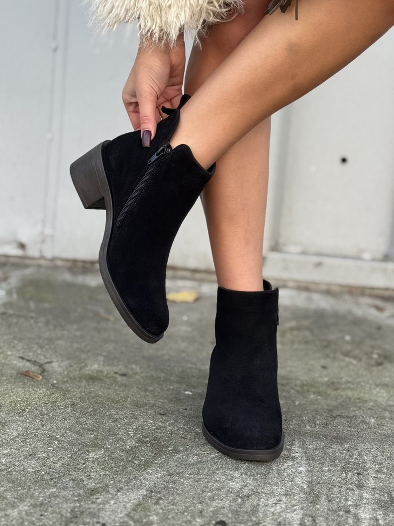 Zgrabne botki KAZADII LUIZA BLACK skóra naturalna - obrazek 7