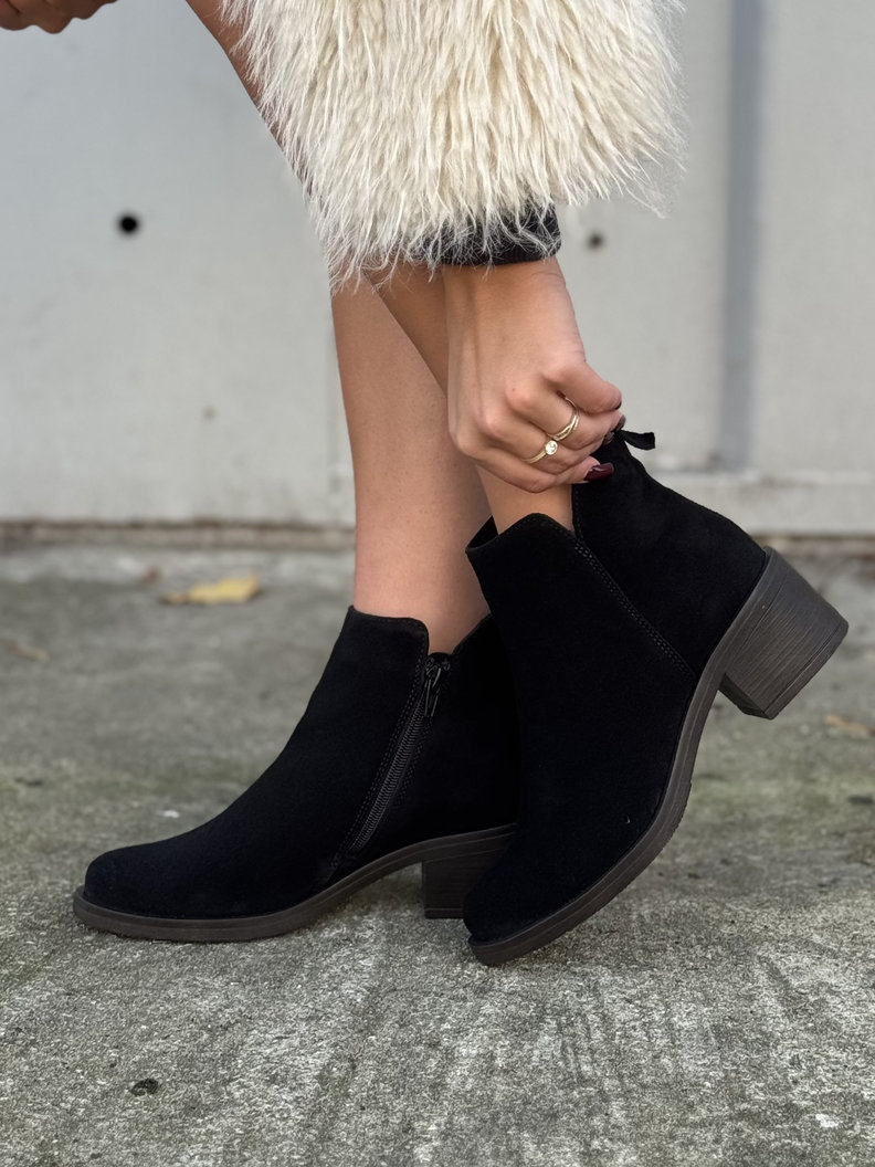 Zgrabne botki KAZADII LUIZA BLACK skóra naturalna - obrazek 6