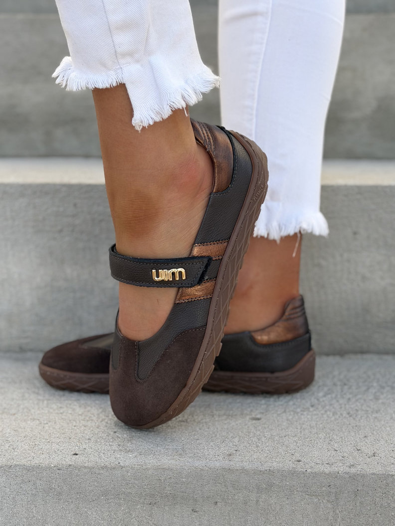 BALERINY KAZADII BAREFOOT MILU CHOCO skóra naturalna - obrazek 8