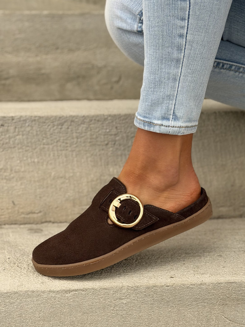 KLAPKI KAZADII BAREFOOT TIFI CHOCO skóra naturalna - obrazek 9