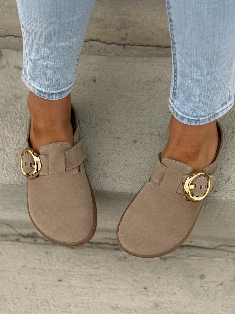 KLAPKI KAZADII BAREFOOT TIFI BEIGE skóra naturalna - obrazek 9