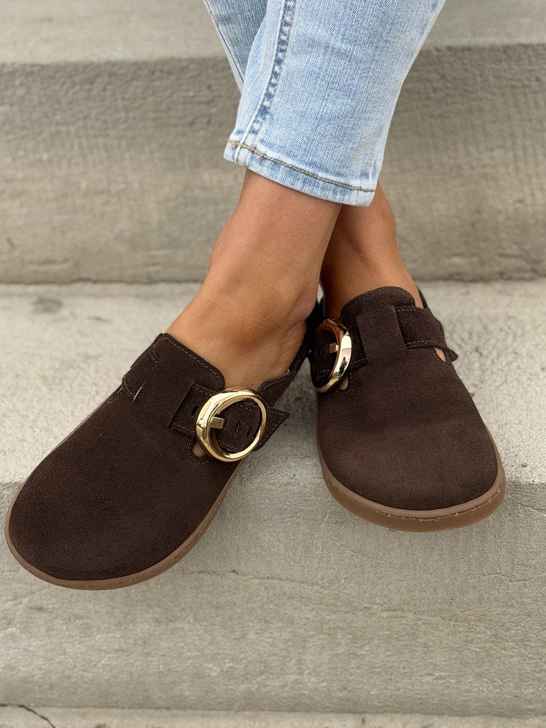 KLAPKI KAZADII BAREFOOT TIFI CHOCO skóra naturalna - obrazek 8