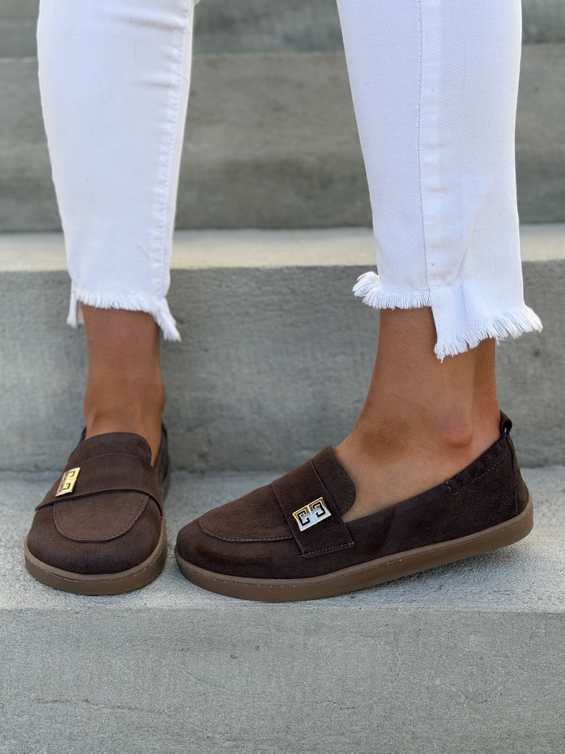 MOKASYNY KAZADII BAREFOOT ARIENE CHOCO skóra naturalna - obrazek 9